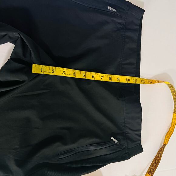 Chicos High Rise Ribbed Side Pull On Pants Size 6 Black - Picture 10 of 11